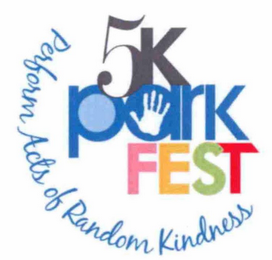 5K PARK FEST PERFORM ACTS OF RANDOM KINDNESS logo