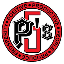 5P'S POSITIVE · PRODUCTIVE · PEOPLE · PRODUCE · PROSPERITY · logo