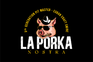 5TH GENERATION PIT MASTER -  CUBAN CRAFT SWINE LA PORKA NOSTRA logo