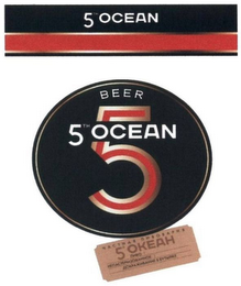 5TH OCEAN BEER 5TH OKEAH logo