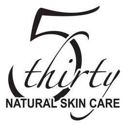 5THIRTY NATURAL SKIN CARE logo