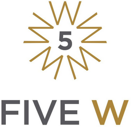5W FIVE W logo
