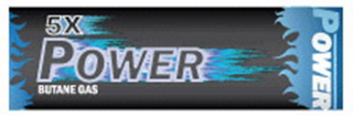 5X POWER BUTANE GAS POWER logo