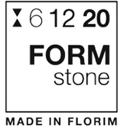 6 12 20 FORM STONE MADE IN FLORIM logo