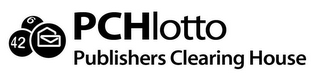 6 42 PCHLOTTO PUBLISHERS CLEARING HOUSE