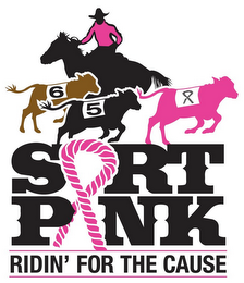 6 5 SORT PINK RIDIN' FOR THE CAUSE logo