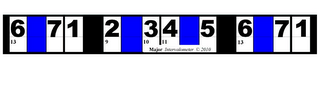 6 7 1 2 3 4 5 6 7 1 13 9 10 11 13 MAJOR INTERVALOMETER logo