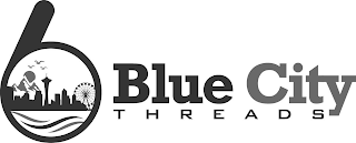 6 BLUE CITY THREADS logo