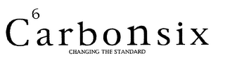 6 CARBONSIX CHANGING THE STANDARD logo