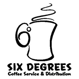 6° SIX DEGREES COFFEE SERVICE & DISTRIBUTION logo