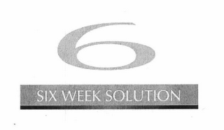 6 SIX WEEK SOLUTION logo