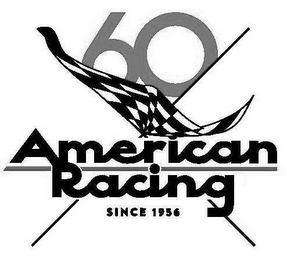 60 AMERICAN RACING SINCE 1956 logo