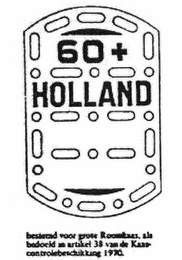 60 + HOLLAND logo