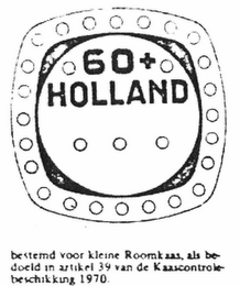 60 + HOLLAND logo