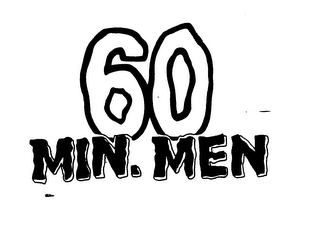 60 MIN. MEN logo