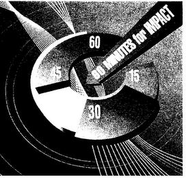 60 MINUTES FOR IMPACT 15 30 45 60 logo