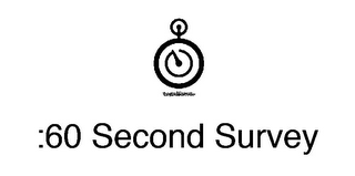 :60 SECOND SURVEY logo