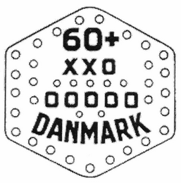 60 + XX0 00000 DANMARK logo