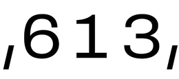 613 logo