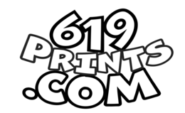 619 PRINTS .COM logo
