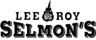 63 LEE ROY SELMON'S logo