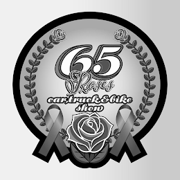65 ROSES CAR,TRUCK,&BIKE SHOW logo