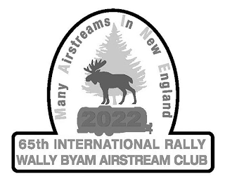65TH INTERNATIONAL RALLY WALLY BYAM AIRSTREAM CLUB MANY AIRSTREAMS IN NEW ENGLAND 2022 logo