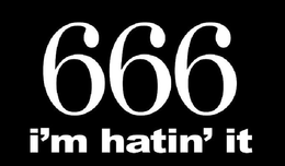 666 I'M HATIN' IT logo