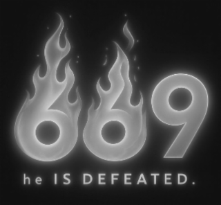 669 HE IS DEFEATED. logo