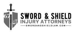 67 EPHESIANS 6:16 SWORD & SHIELD INJURY ATTORNEYS SWORDANDSHIELDLAW.COM logo