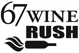 67 WINE RUSH logo