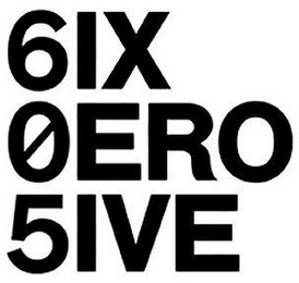 6IX 0ERO 5IVE logo