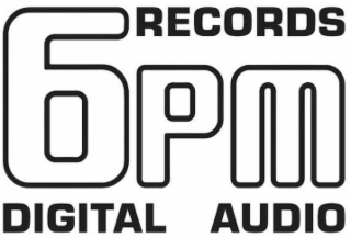 6PM RECORDS DIGITAL AUDIO logo