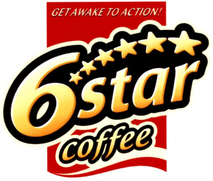 6STAR COFFEE GET AWAKE TO ACTION! logo