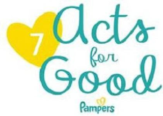 7 ACTS FOR GOOD PAMPERS logo