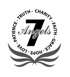 7 ANGELS CHARITY - FAITH - GRACE - HOPE - LOVE - PATIENCE - TRUTH logo