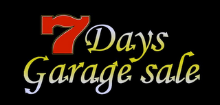 7 DAYS GARAGE SALE logo