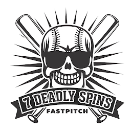 7 DEADLY SPINS FASTPITCH logo