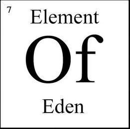 7 ELEMENT OF EDEN logo