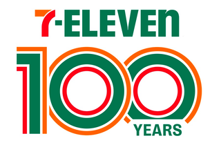 7-ELEVEN 100 YEARS logo