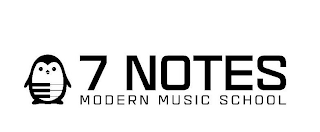 7 NOTES MODERN MUSIC SCHOOL logo
