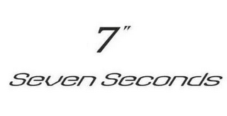 7" SEVEN SECONDS logo