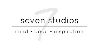 7 SEVEN STUDIOS MIND · BODY · INSPIRATION logo