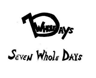 7 WHOLE DAYS SEVEN WHOLE DAYS logo