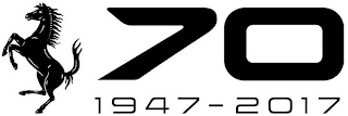 70 1947-2017 logo