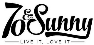 70 & SUNNY LIVE IT LOVE IT logo