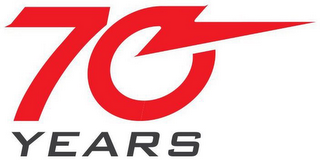 70 YEARS logo