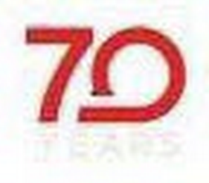 70 YEARS logo
