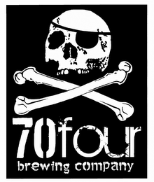 70FOUR BREWING COMPANY logo