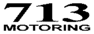 713 MOTORING logo